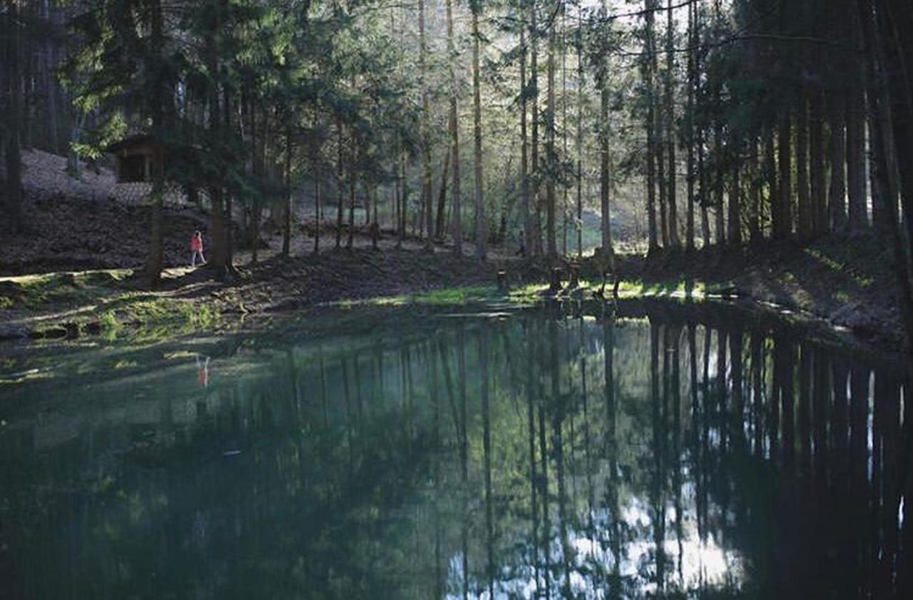 Ferienhaus "Gestiefelter Kater" Am See Im Bergland キルヒハイム エクステリア 写真